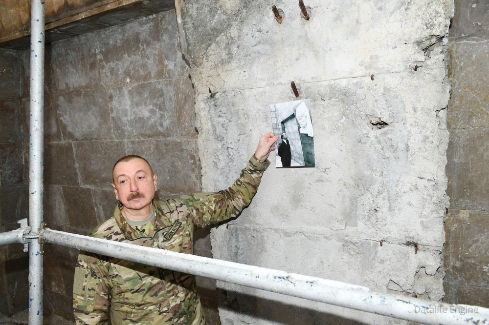 Prezident İlham Əliyev: Vaqifin məqbərəsində işlərə start verilib, tarixi bərpa edirik
