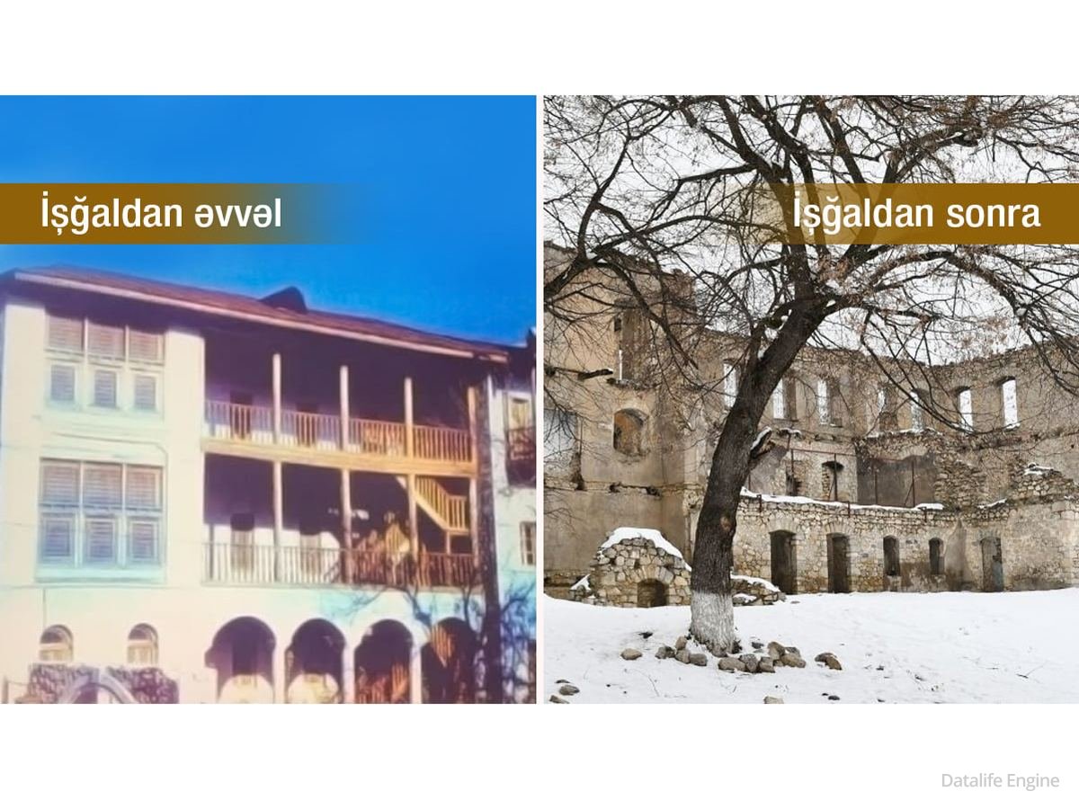 Ermənilərin dağıtdığı tarixi məktəbdə tanınmış azərbaycanlı ziyalılar müəllimlik edib - Nazir