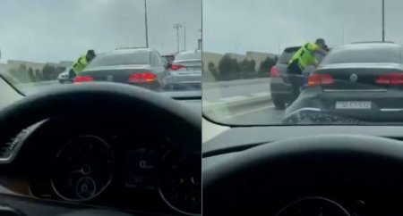 Bakıda maşınları əzərək polisdən qaçan avtoxuliqan saxlanıldı