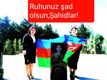 288 saylı orta məktəbi şəhidlərin anım gününü "Şəhidlər xiyabanı"nda qeyd edib - FOTO