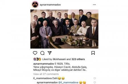 Elton Məmmədovun oğlu Azərbaycanın tarixi şəxslərini ələ saldı: - "Yenə də yığışmışıq..."