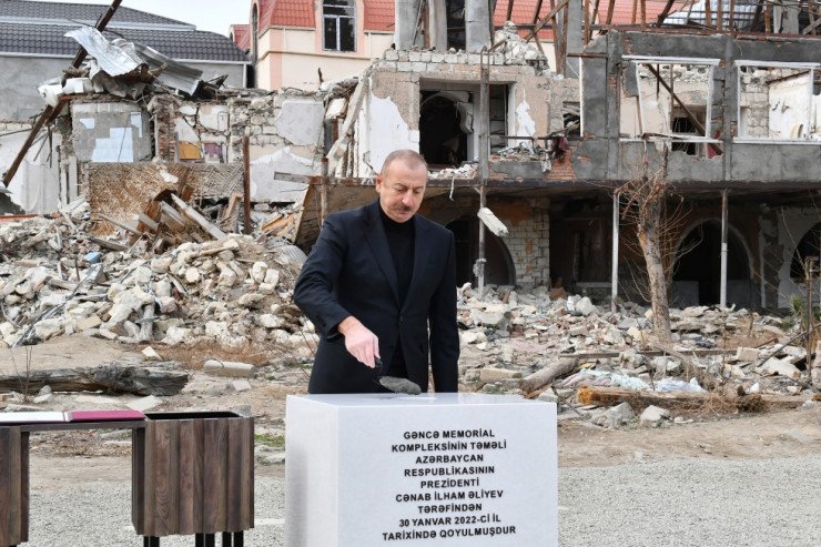 Prezident İlham Əliyev Gəncə şəhərində səfərdə olub