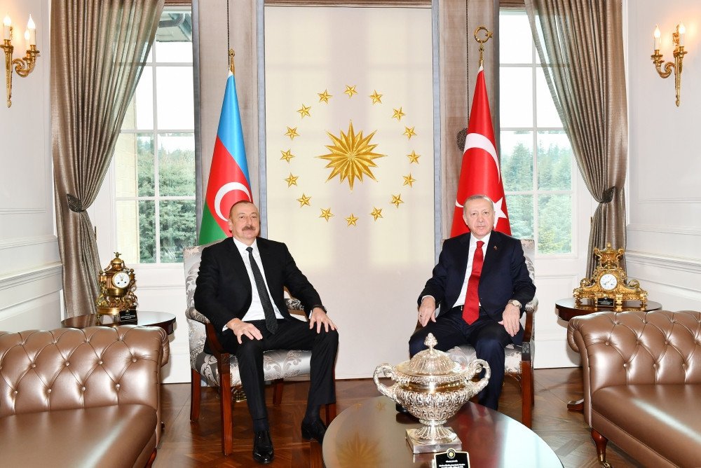 Azərbaycan və Türkiyə prezidentləri arasında görüş keçirildi - YENİLƏNİB