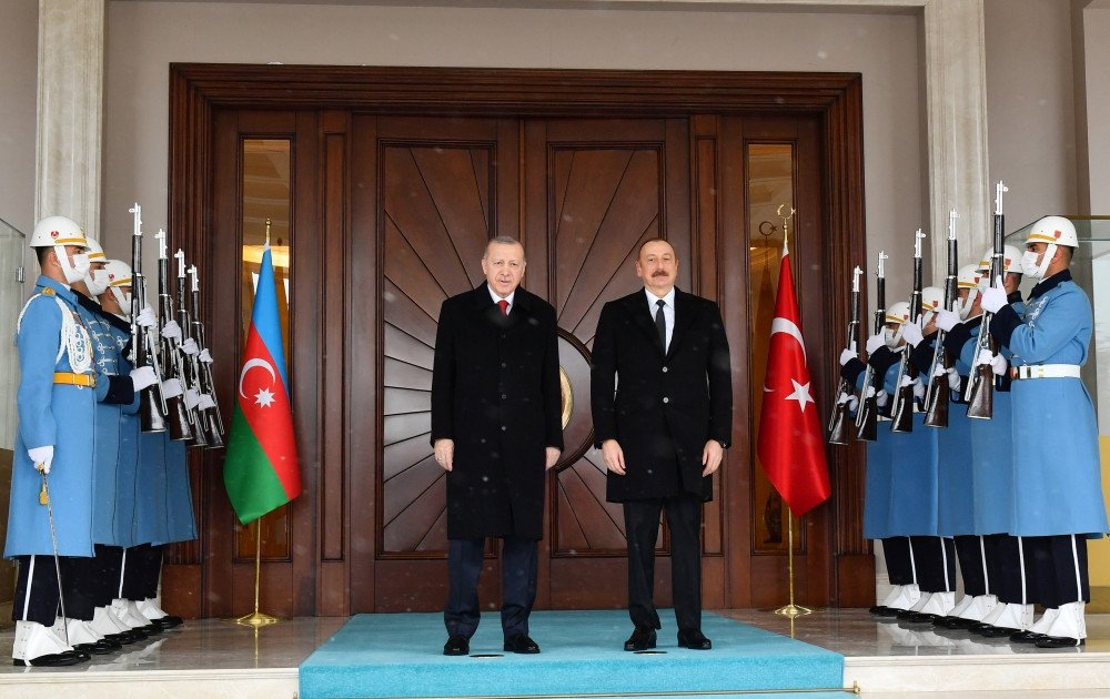 Azərbaycan və Türkiyə prezidentləri arasında görüş keçirildi - YENİLƏNİB