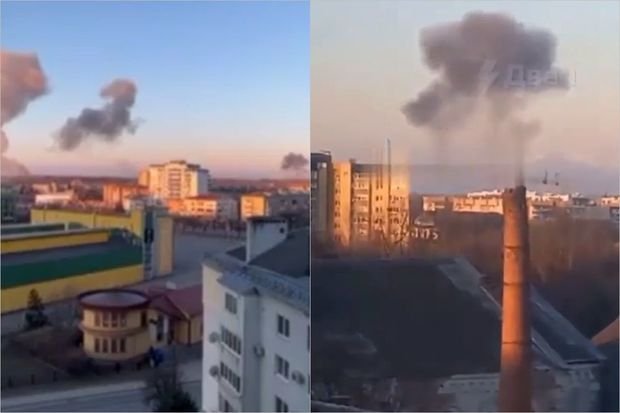 Rusiya qoşunları İvano-Frankovsk şəhərini atəşə tutdu Rusiya qoşunları İvano-Frankovsk şəhərini atəşə tutdu