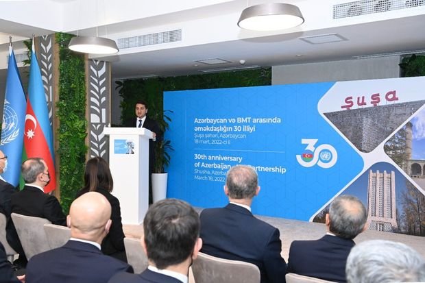 Prezidentin köməkçisi: “Azərbaycan qlobal təhlükəsizlik və yardım missiyasına töhfə verir” Prezidentin köməkçisi: “Azərbaycan qlobal təhlükəsizlik və yardım missiyasına töhfə verir”