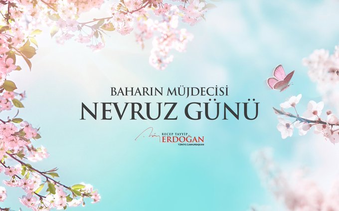 Rəcəb Tayyib Ərdoğandan Novruz bayramı PAYLAŞIMI Rəcəb Tayyib Ərdoğandan Novruz bayramı PAYLAŞIMI