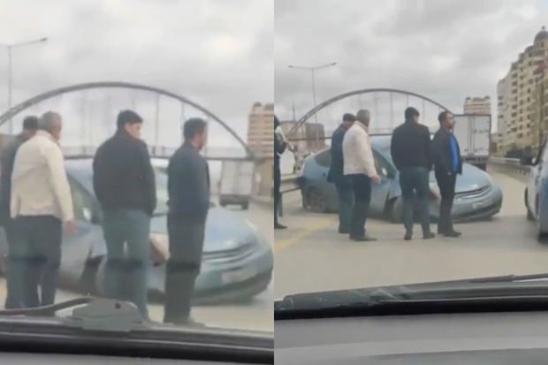 Bakı - Sumqayıt yolunda “Prius” qəza törətdi Bakı - Sumqayıt yolunda “Prius” qəza törətdi