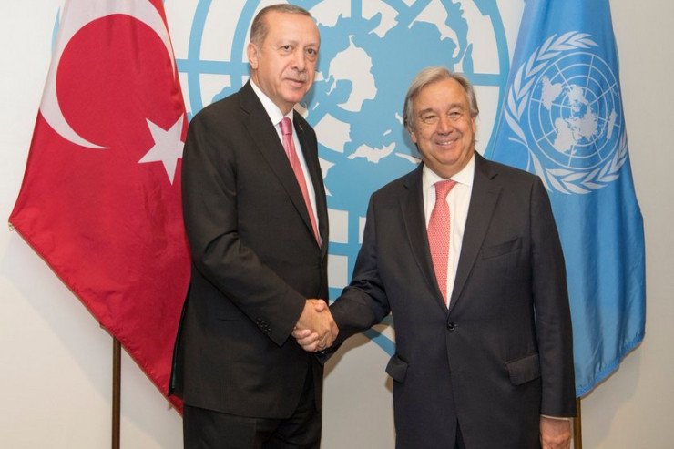 Ərdoğan BMT Baş katibi ilə nədən danışdı?