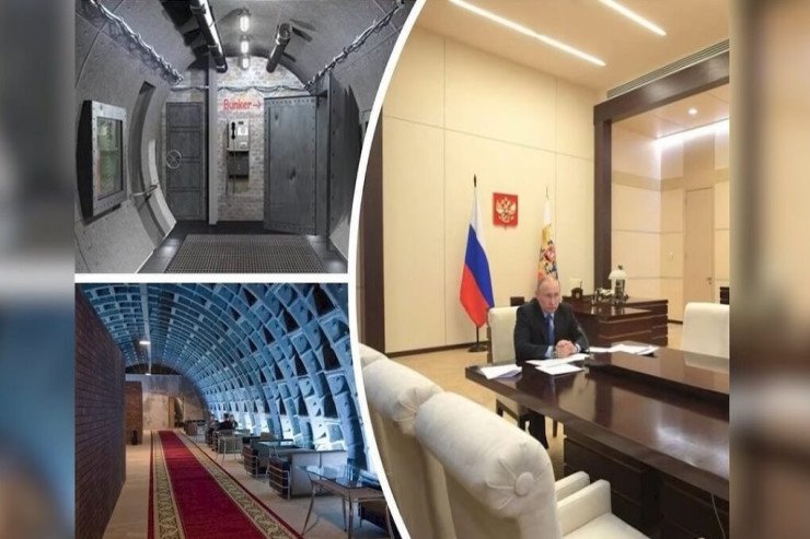 Putinin bunkeri aşkar olundu Putinin bunkeri aşkar olundu