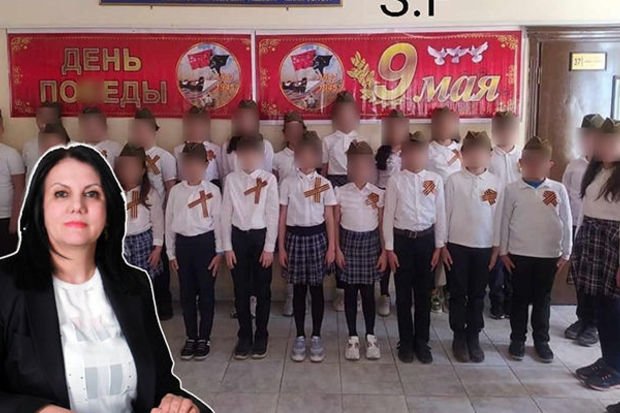Bakıda şagirdlərin yaxasına “Georgi lenti” taxıb tədbir keçirdilər - RƏSMİ AÇIQLAMA