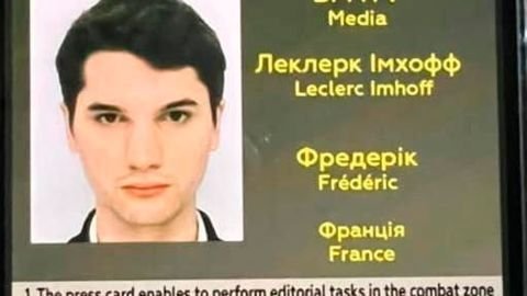 Ukraynada fransız jurnalist qətlə yetirilib – FOTO Ukraynada fransız jurnalist qətlə yetirilib – FOTO