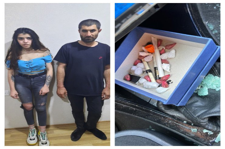 Narkotik satan gənc qız SAXLANILDI - FOTO