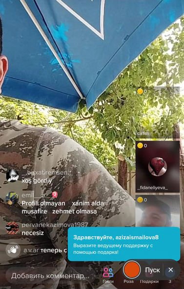 “TikTok”da canlı yayım edən hərbçilər ordu sıralarından çıxarıldılar - FOTO “TikTok”da canlı yayım edən hərbçilər ordu sıralarından çıxarıldılar - FOTO