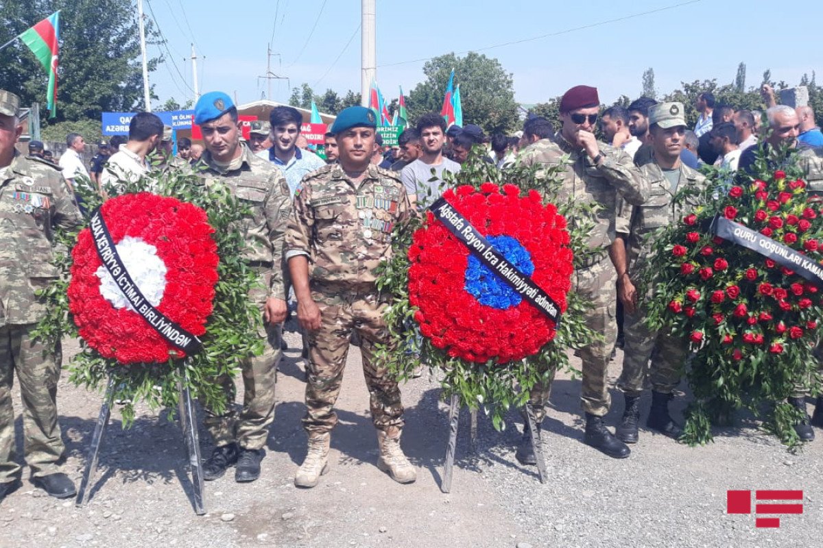 Laçında şəhid olan hərbçilərimiz dəfn edildi - FOTO