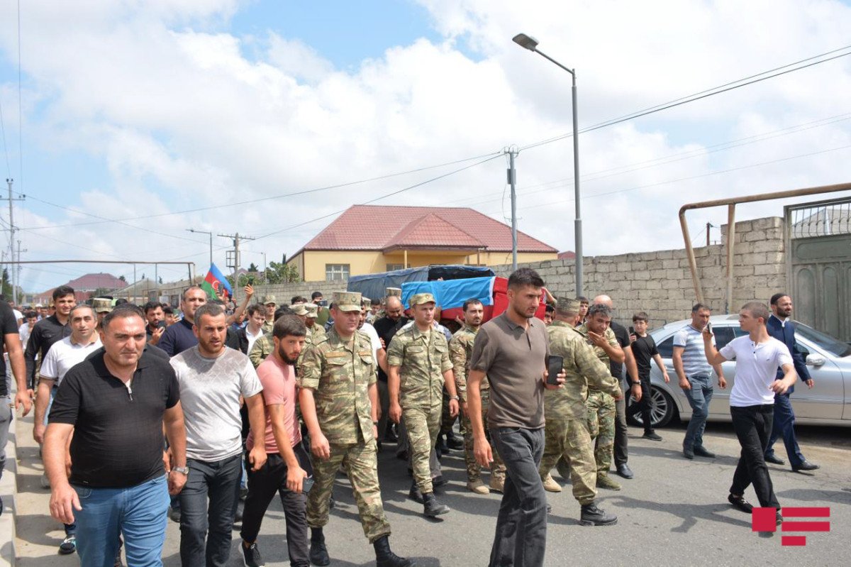 Laçında şəhid olan hərbçilərimiz dəfn edildi - FOTO