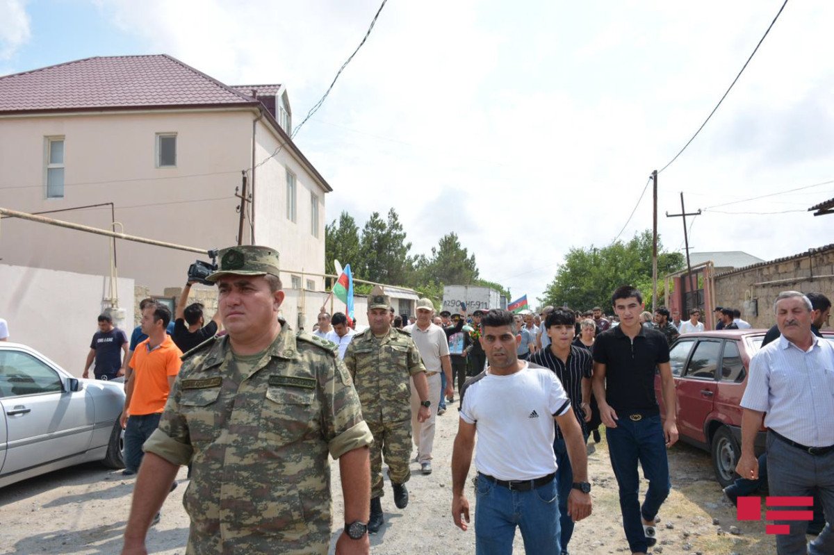 Laçında şəhid olan hərbçilərimiz dəfn edildi - FOTO