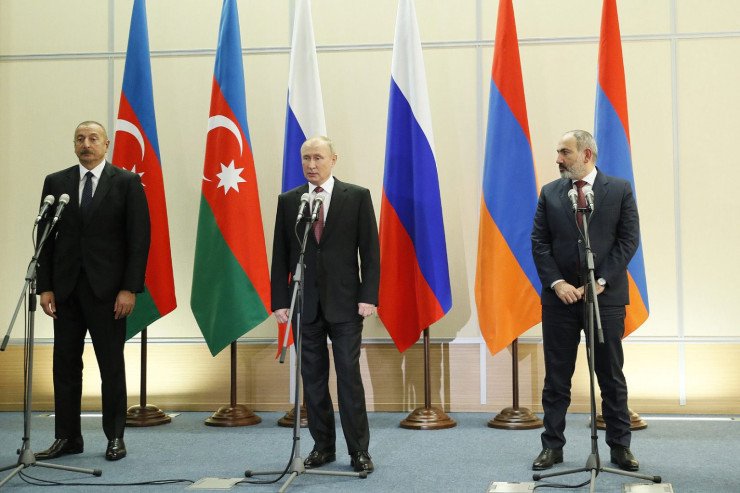 Azərbaycan, Rusiya və Ermənistan liderlərinin üçtərəfli görüşü keçirilir Azərbaycan, Rusiya və Ermənistan liderlərinin üçtərəfli görüşü keçirilir