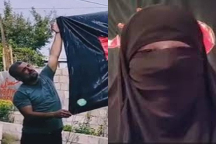 Bakıda qara bayraq qaldıran həbs edildi