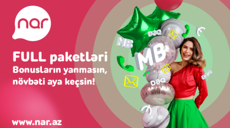 Yanmayan bonuslar “Nar”ın “Full” tariflərində! Yanmayan bonuslar “Nar”ın “Full” tariflərində!