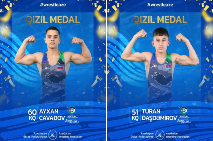 Azərbaycanın iki güləşçisi DÜNYA ÇEMPİONU olub